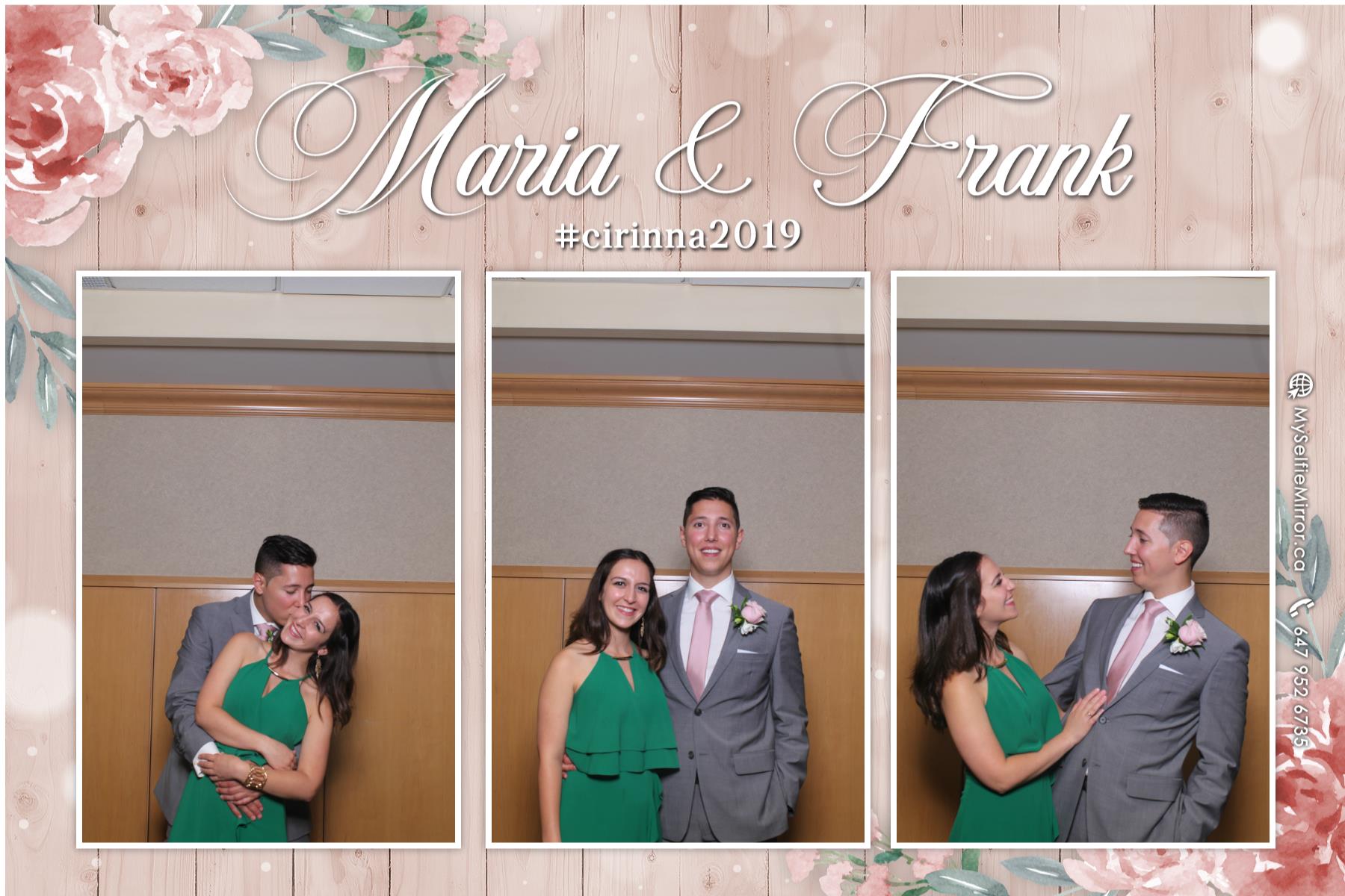 Wedding of Frank and Maria  | View more photos from the event at gallery.myselfiemirror.ca/u/romanmyselfiemirrorca/Wedding-of-Frank-and-Maria